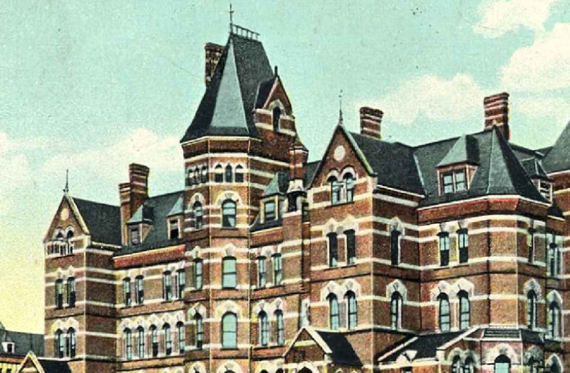 Old Drawing of Hudson River State Hospital